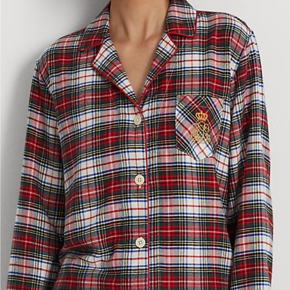 Lauren Ralph Lauren NWOT 100% cotton flannel Pajamas - Picture 4 of 11